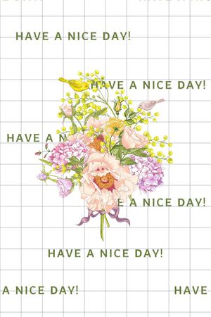 花束印花华亿平台图片