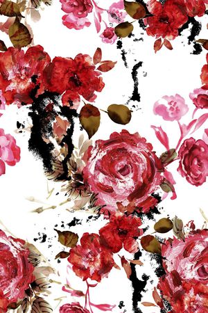 手绘印花华亿平台图片