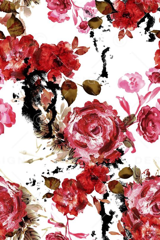 手绘印花华亿平台图片