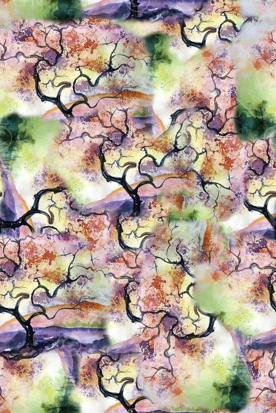 彩虹色系印花华亿平台图片