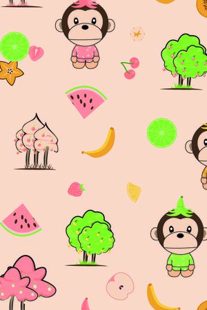 小猴印花华亿平台图片