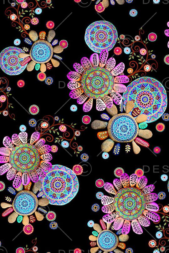 抽象印花华亿平台图片