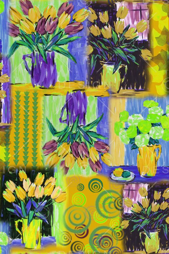 笔触印花华亿平台图片