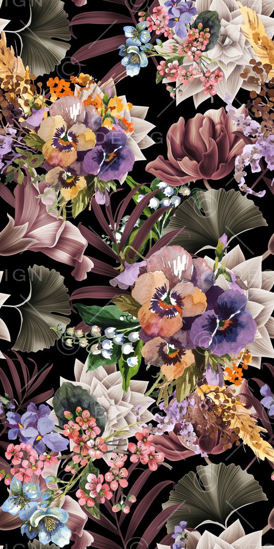 绣球花印花华亿平台图片