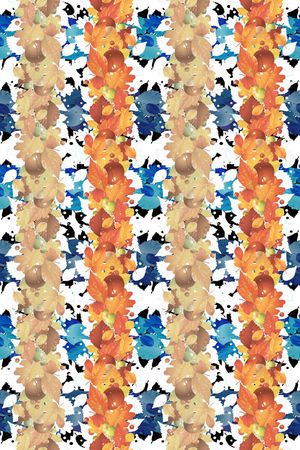 条纹图案印花华亿平台图片