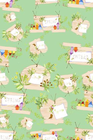 手绘水彩花卉意向印花华亿平台图片