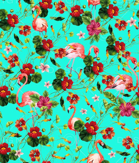 夏威夷风情印花华亿平台图片