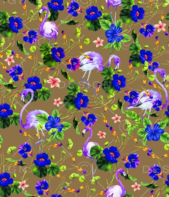 夏威夷风情印花华亿平台图片