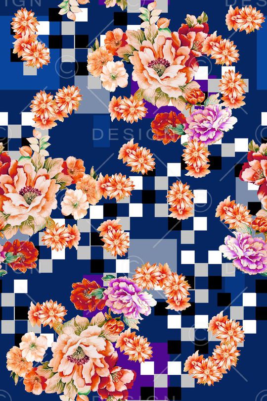 几何印花华亿平台图片