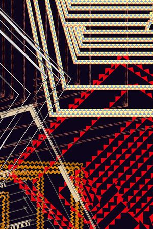 pogo结合blitz几何民族风系列印花华亿平台图片