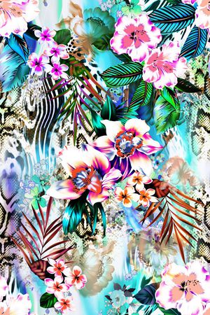 兰花印花华亿平台图片