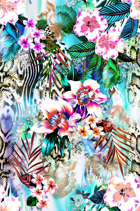 兰花印花华亿平台图片