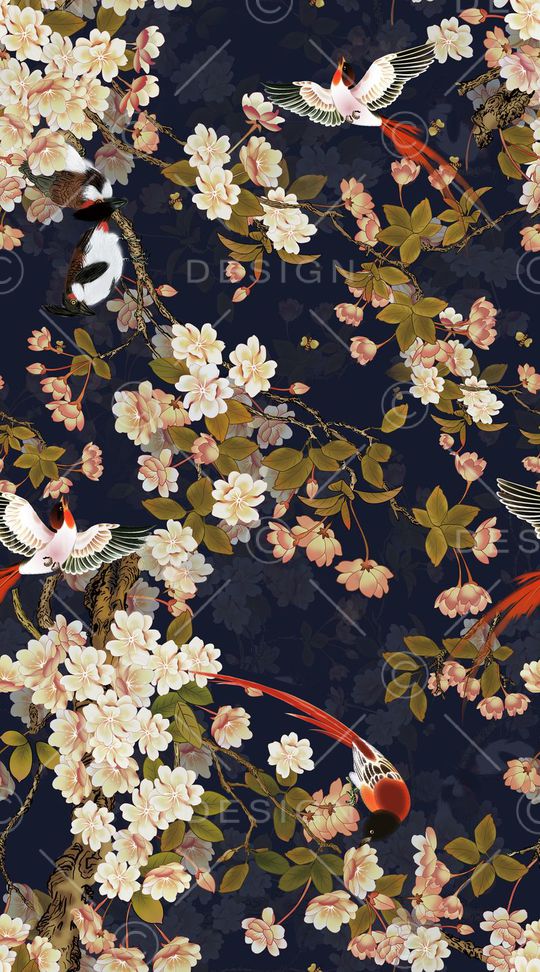 花朵印花华亿平台图片