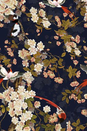 花朵印花华亿平台图片