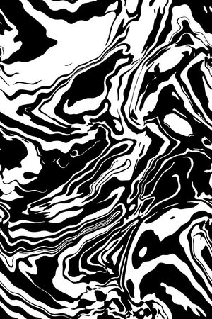 黑白水纹几何肌理女装图案印花华亿平台图片