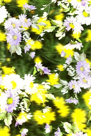 浪漫写意印花华亿平台图片