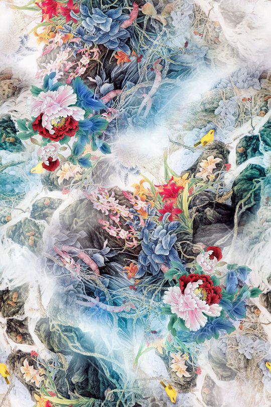 中国风印花华亿平台图片