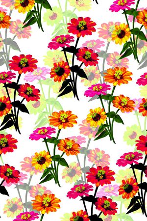 梦幻浪漫花卉印花华亿平台图片