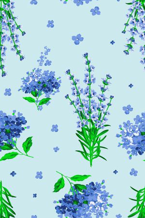 水彩花卉印花华亿平台图片