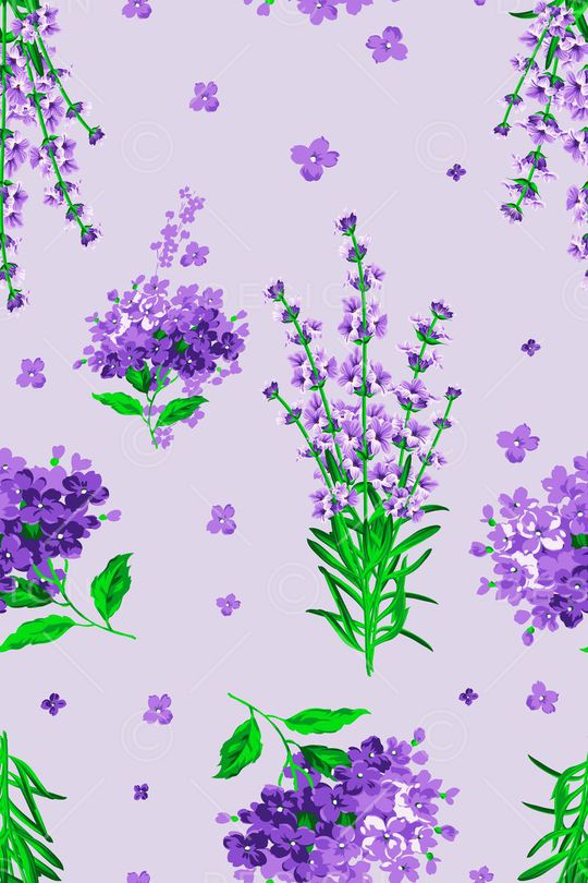 水彩花卉印花华亿平台图片