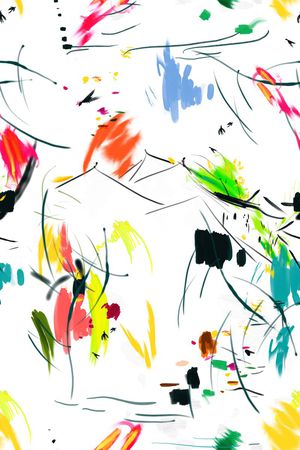 手绘印花华亿平台图片