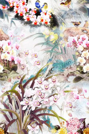 简约印花华亿平台图片