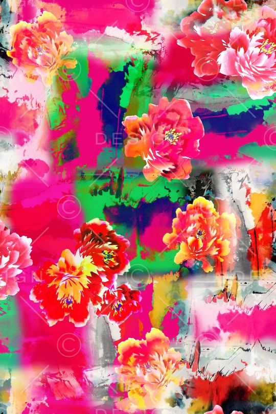 抽象印花华亿平台图片