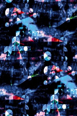 抽象印花华亿平台图片