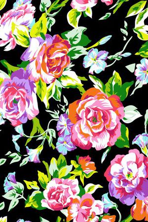 牡丹印花华亿平台图片