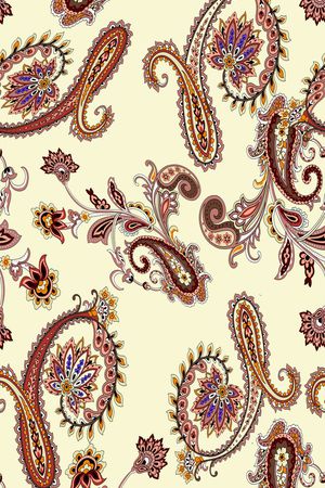 佩斯利印花华亿平台图片