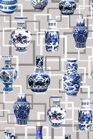 中国风印花华亿平台图片