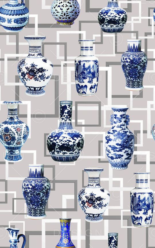 中国风印花华亿平台图片