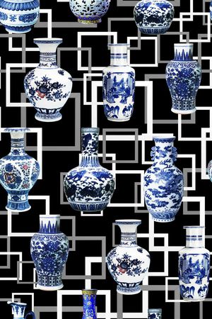 中国风印花华亿平台图片