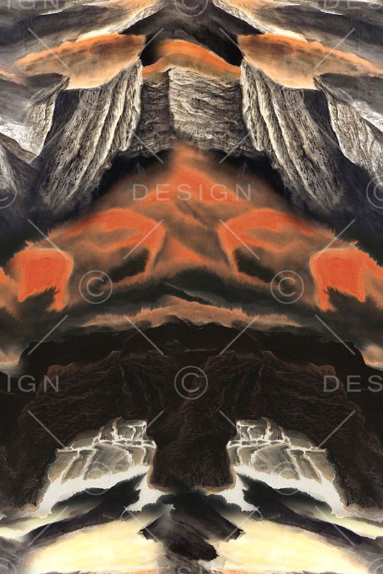 抽象印花华亿平台图片