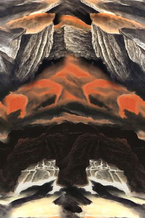 抽象印花华亿平台图片