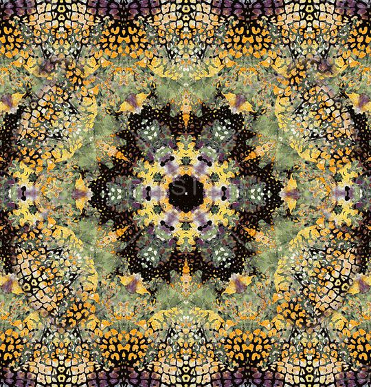 潮流动物纹理印花华亿平台图片