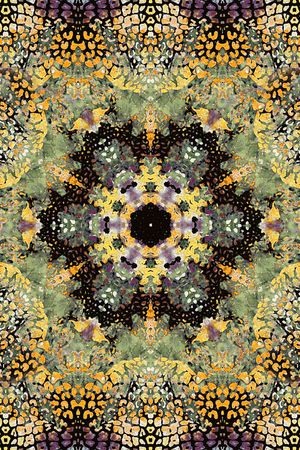 潮流动物纹理印花华亿平台图片