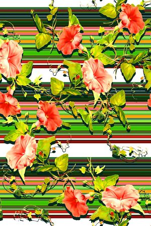 抽象几何清爽梦幻艺术平底立体手绘满版最新高清数码蕾丝民族中国风绣花珠宝肌理时尚潮

流大牌复古欧美风时尚条纹印花华亿平台图片