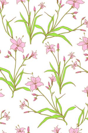 趣味百合花女装华亿平台印花华亿平台图片