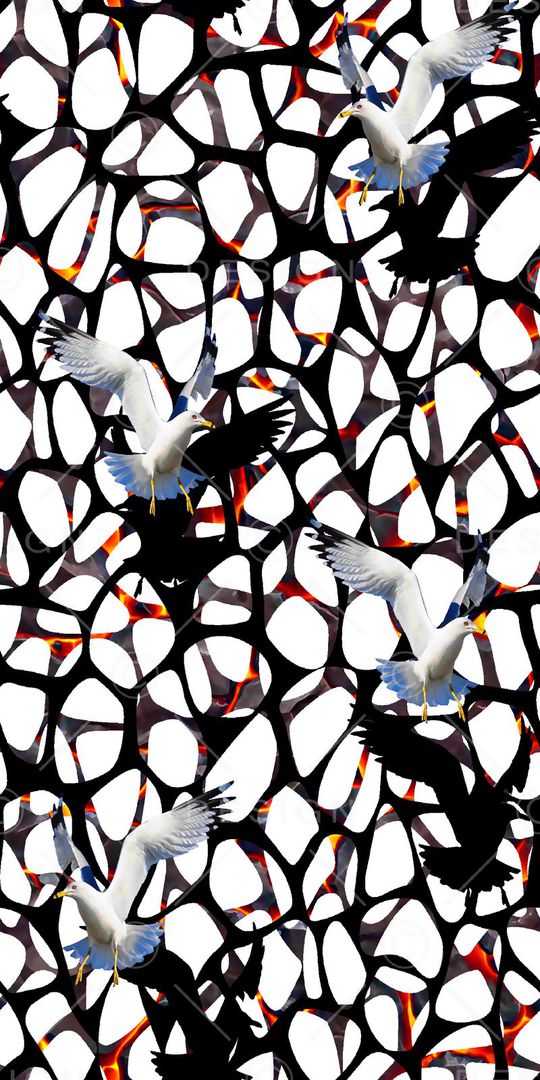 休闲男装印花华亿平台图片