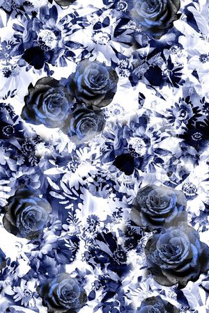 沙发布（花卉）印花华亿平台图片