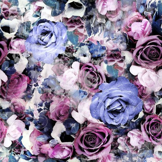 沙发布（花卉）印花华亿平台图片