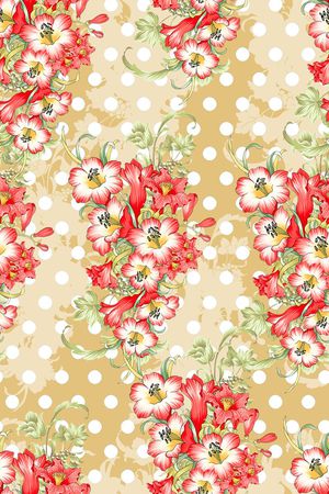 时尚花卉女装印花印花华亿平台图片