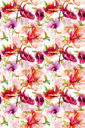 淡雅印花华亿平台图片