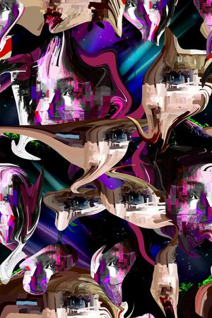 人脸切割印花华亿平台图片