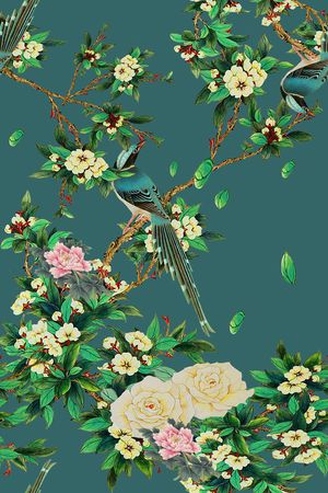 花朵印花华亿平台图片