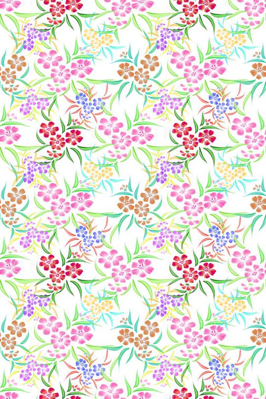 花卉花丛印花华亿平台图片