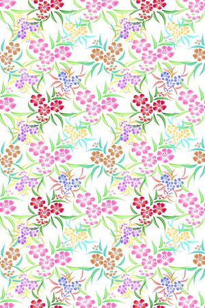 花卉花丛印花华亿平台图片