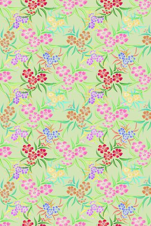 花卉花丛印花华亿平台图片