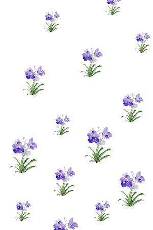 兰花印花华亿平台图片